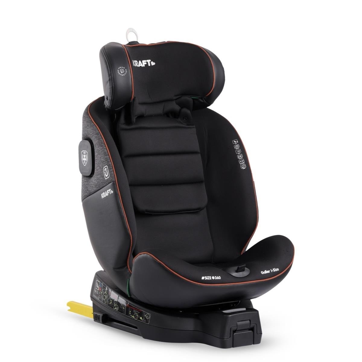 Kraft Galler i-size 40-150 cm 0-36 Kg Oto Koltuğu GRİ