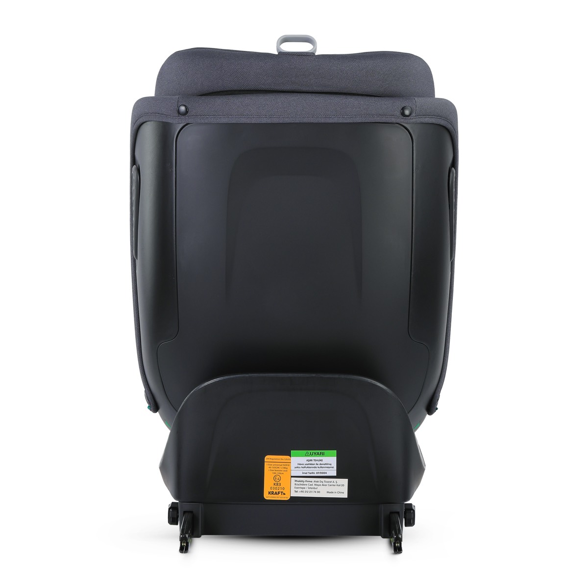 Kraft Royal PR i-size (40-150 cm) 0-36 Kg Oto Koltuğu Koyu Gri
