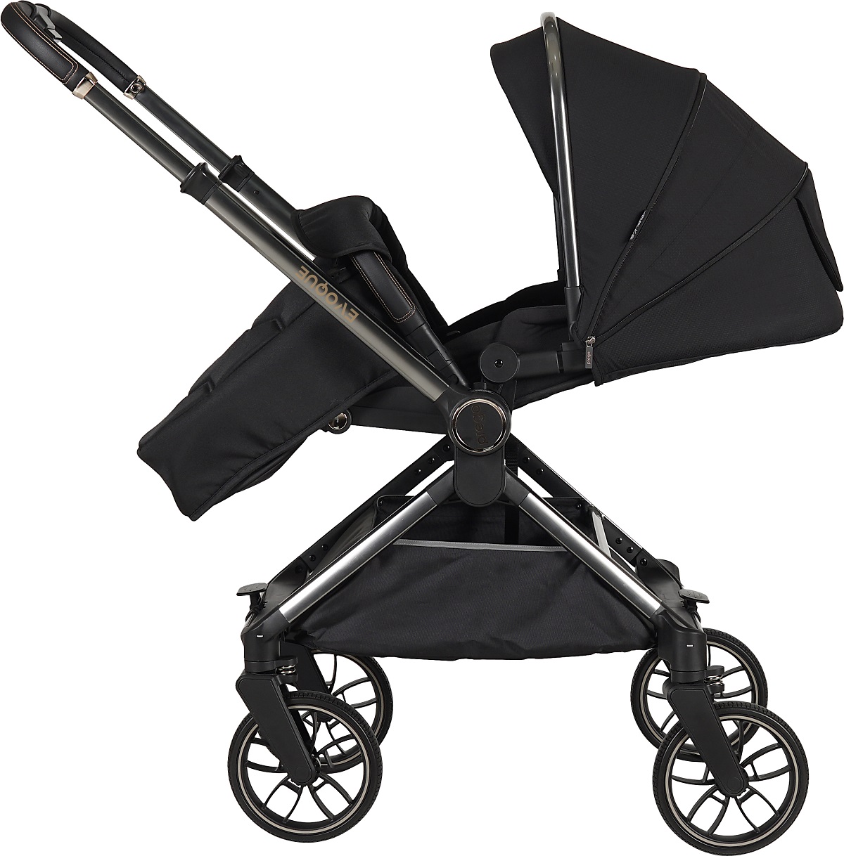 Prego Evoque 2425 İ-Size Travel Bebek Arabası Siyah