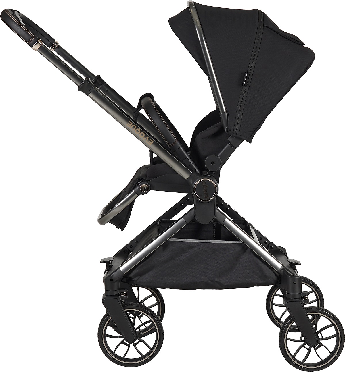Prego Evoque 2425 İ-Size Travel Bebek Arabası Siyah