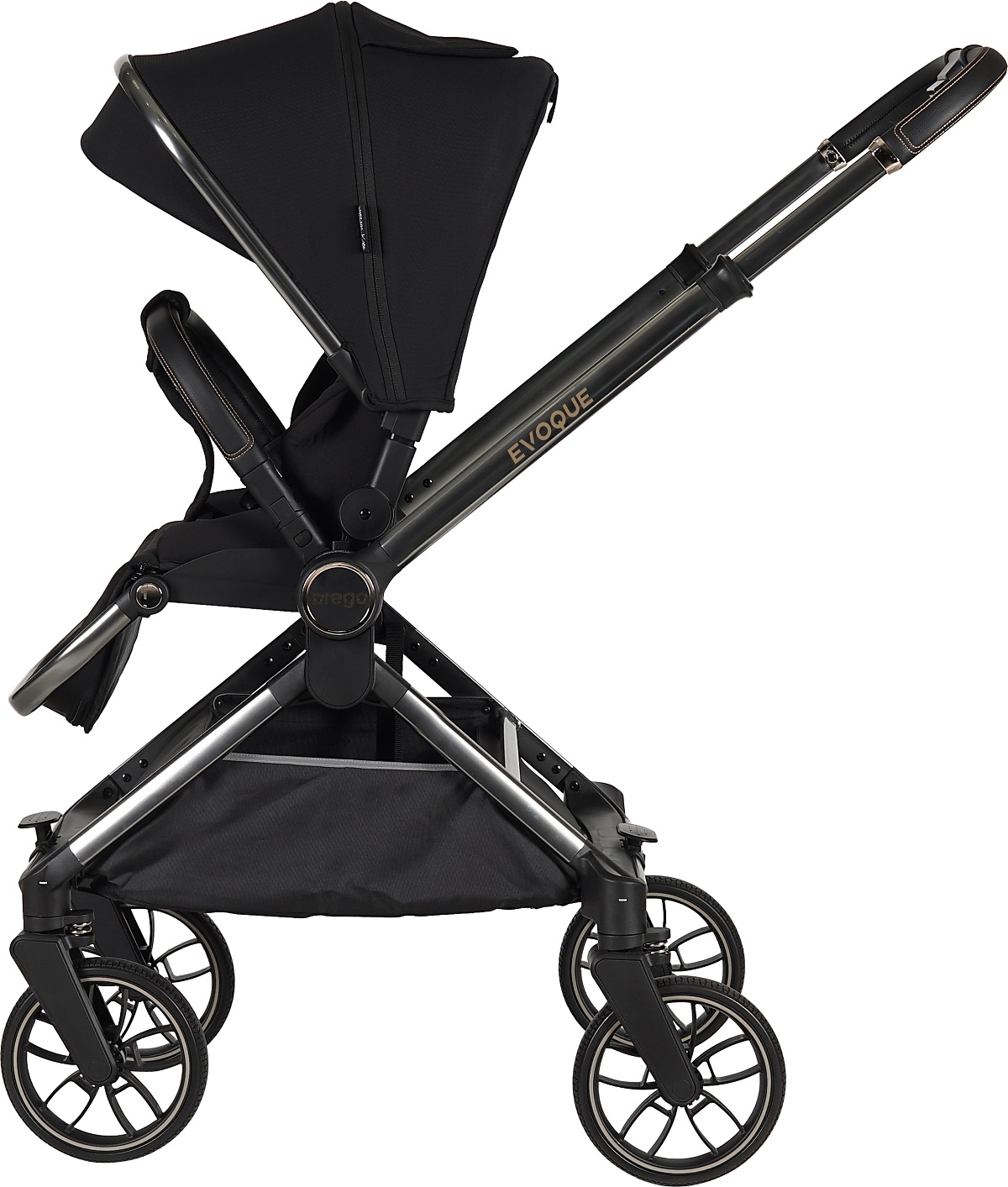 Prego Evoque 2425 İ-Size Travel Bebek Arabası Siyah