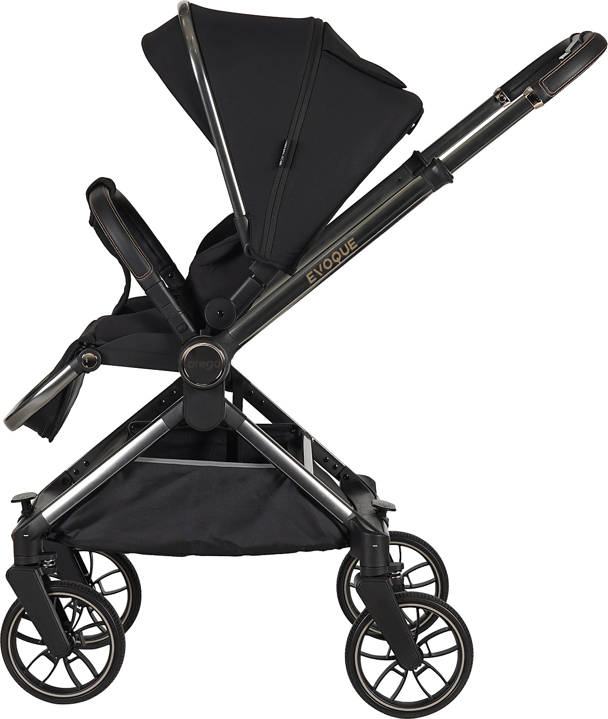 Prego Evoque 2425 İ-Size Travel Bebek Arabası Siyah