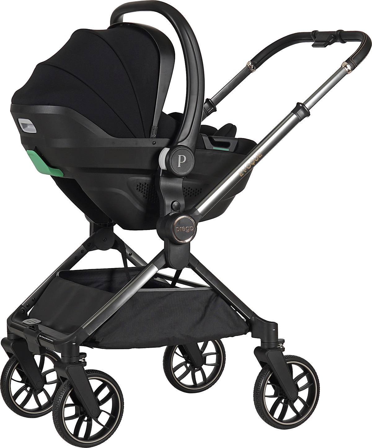 Prego Evoque 2425 İ-Size Travel Bebek Arabası Gri