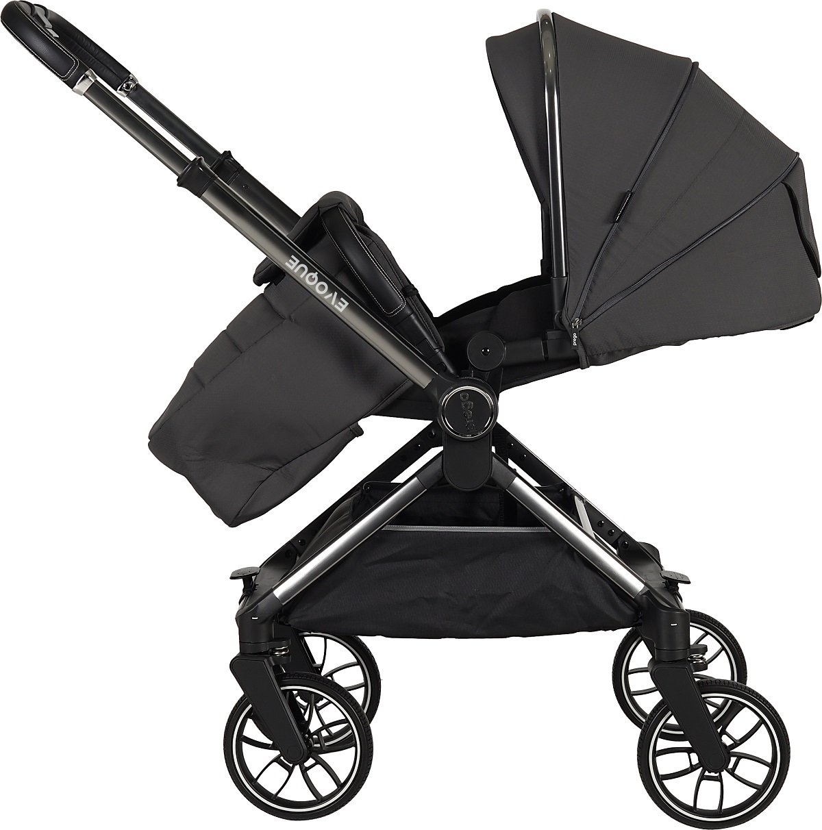 Prego Evoque 2425 İ-Size Travel Bebek Arabası Gri