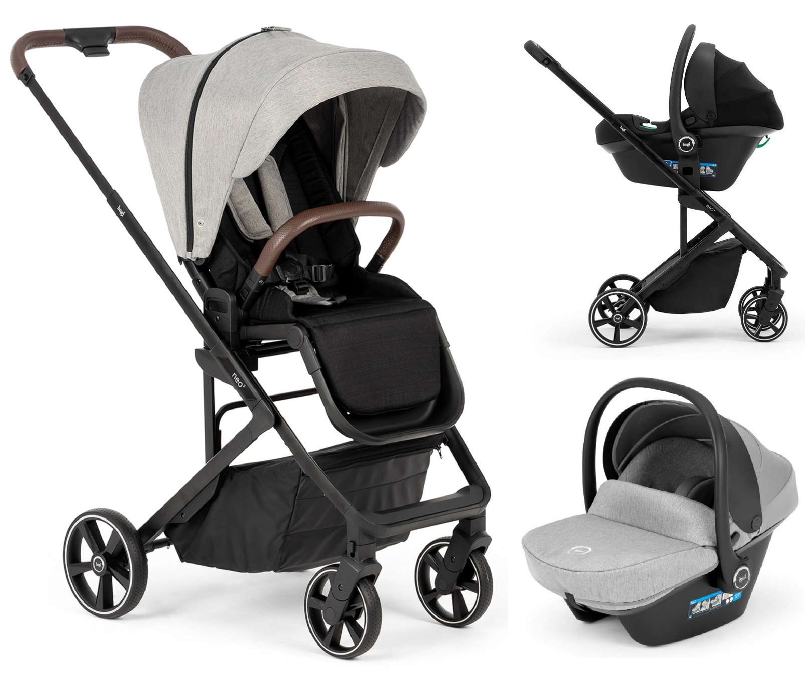 Bagi Neo 2 Travel Sistem Bebek Arabası Greyson
