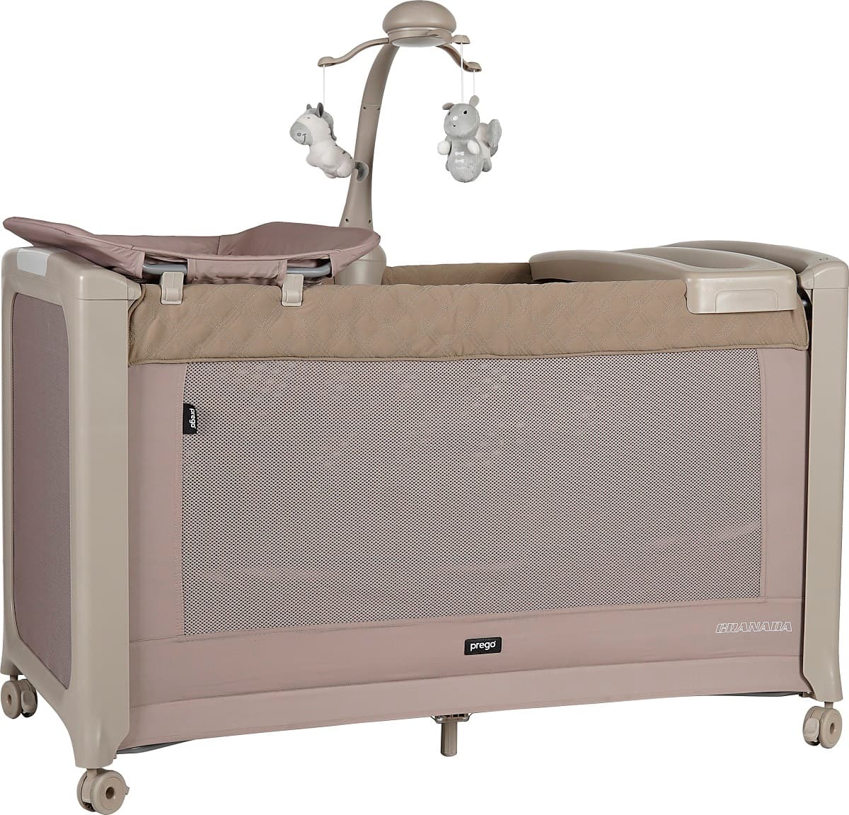 Prego 8077 Granada Anne Yanı Park Yatak Oyun Parkı Bej