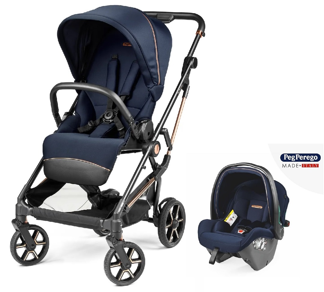Peg Perego New Vivace Travel Sistem Bebek Arabası Blue Shine