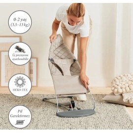 BabyBjörn Balance Bliss Ana Kucağı Cotton Sand Grey