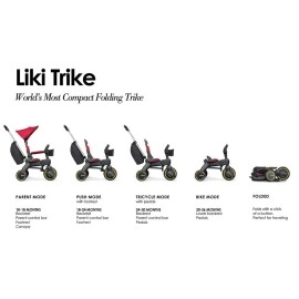 Doona Liki Trike S3 Ebeveyn Kontrollü Katlanabilir Bisiklet