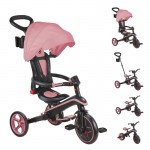 Globber Explorer 4in1Katlanabilir Trike Bisiklet Pastel Pembe
