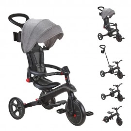 Globber Explorer 4in1Katlanabilir Trike Bisiklet Siyah Gri