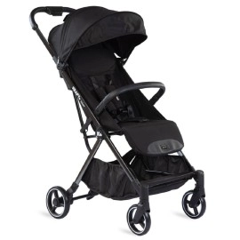 Kraft Balear Kabin Boy Bebek Arabası Siyah Chrome