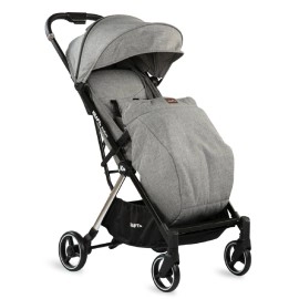 Kraft Podium Tek Elle Katlanabilen Kabin Boy Bebek Arabası Gri