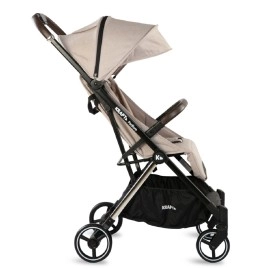 Kraft Podium Tek Elle Katlanabilen Kabin Boy Bebek Arabası Bej