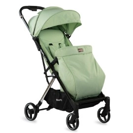 Kraft Podium Tek Elle Katlanabilen Kabin Boy Bebek Arabası Yeşil