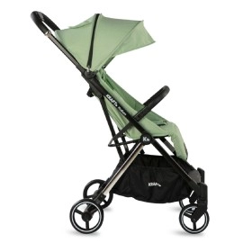 Kraft Podium Tek Elle Katlanabilen Kabin Boy Bebek Arabası Yeşil