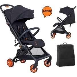 Prego 2224 Quark Kabin Boy Bebek Arabası Turuncu