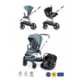 Kanz Explorer Autofold Travel Sistem Bebek Arabası Hunter Green