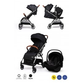 Kanz Xflip Autofold Travel Sistem Bebek Arabası Deeply Black