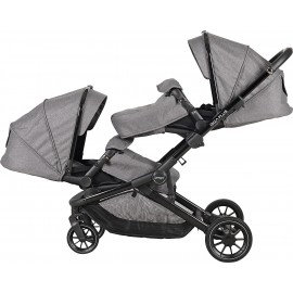 Prego 2223 İbiza Plus Travel Sistem Bebek Arabası Siyah Gri