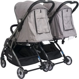 Pierre Cardin Vovo Birleşip Ayrılan ikiz Kabin Boy Bebek Arabası