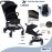 Kraft Carbon Kabin Boy  Bebek Arabası Siyah Silver