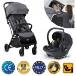 Kraft Flash Kabin Boy Travel Sistem Bebek Arabası Gri