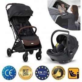 Kraft Flash Kabin Boy Travel Sistem Bebek Arabası Siyah