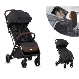 Kraft Flash Tek Elle Kapanıp Açılabilir Kabin Boy Bebek Arabası Siyah