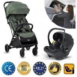 Kraft Flash Kabin Boy Travel Sistem Bebek Arabası Yeşil