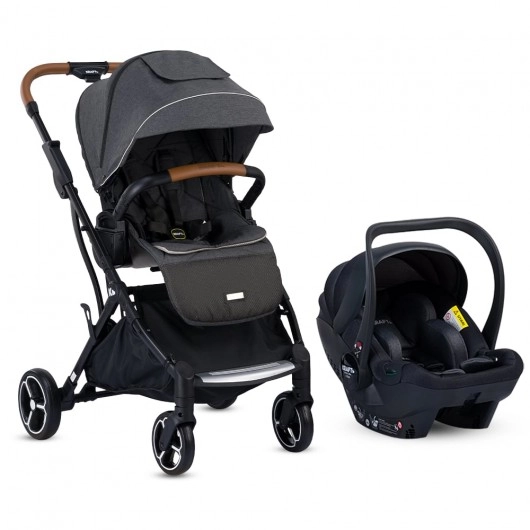 Kraft Juno i-Size Travel Sistem Bebek Arabası Koyu Gri
