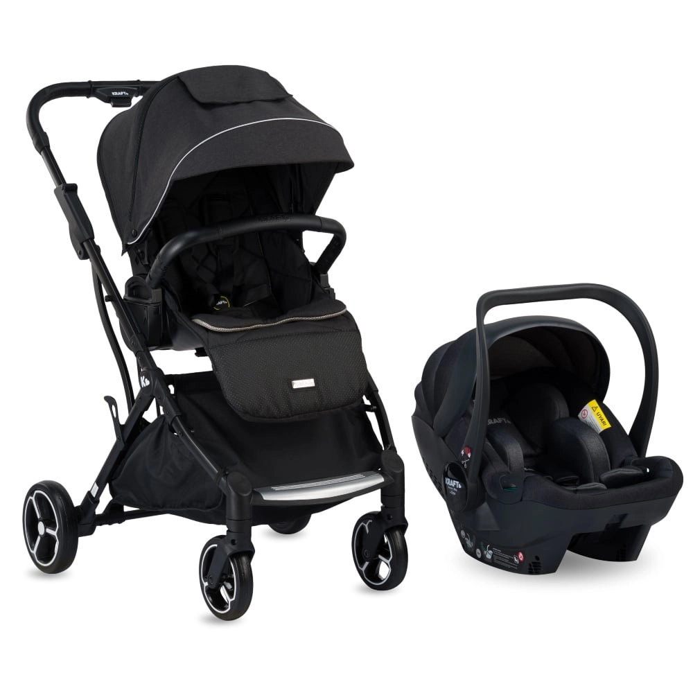 Kraft Juno i-Size Travel Sistem Bebek Arabası Siyah