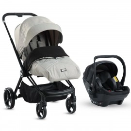Kraft Mila Travel Sistem Bebek Arabası Gri