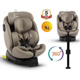 Kraft Prince Fix İ-size (40-150 Cm) 0-36 Kg Oto Koltuğu Bej