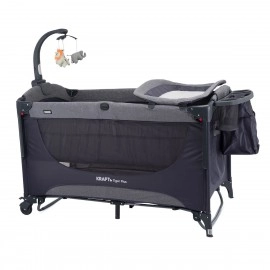 Kraft Tiger Plus Anne Yanı Oyun Parkı 70x120 cm Gri