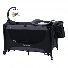 Kraft Tiger Plus Anne Yanı Oyun Parkı 70x120 cm Siyah