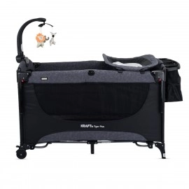 Kraft Tiger Plus Anne Yanı Oyun Parkı 70x120 cm Siyah