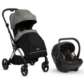 Kraft Tokyo Plus 360 Dönebilen Travel Sistem Bebek Arabası Siyah Yeşil
