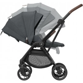 Maxi Cosi Leona2 Cabriofix I-Size Tek Elle Katlanabilen Çift Yönlü Seyahat Sistem Bebek Arabası Graphite