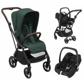 Maxi Cosi Leona2 Cabriofix I-Size Tek Elle Katlanabilen Çift Yönlü Seyahat Sistem Bebek Arabası Green