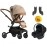 Mima Creo Travel Sistem Bebek Arabası Mocha