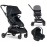 MINI by Easywalker Buggy TURN² Cosmo Travel Sistem Bebek Arabası Oxford Black