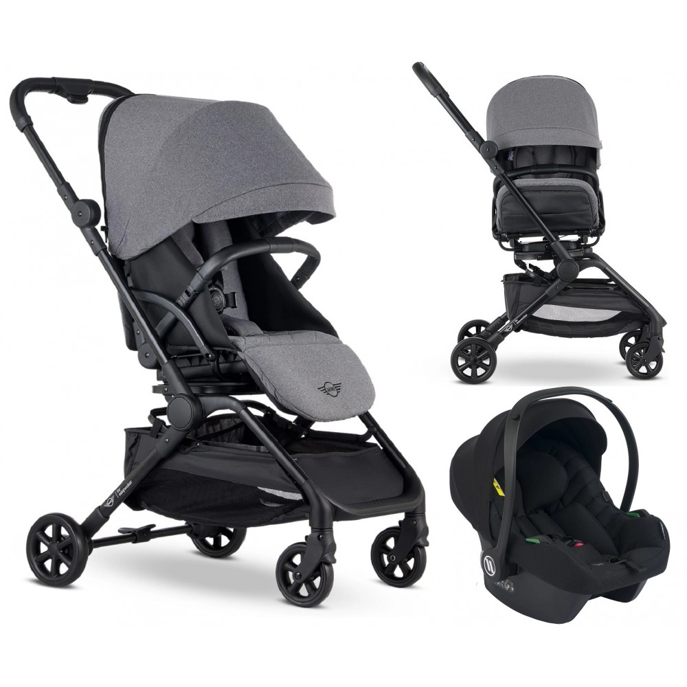 MINI by Easywalker Buggy TURN² Cosmo Travel Sistem Bebek Arabası Soho Grey