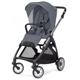 Inglesina Electa Tek El Tek Hamle ile Katlanıp Açılan Çift Yön Travel Sistem Bebek Arabası Union Grey