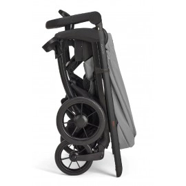Inglesina Electa Tek El Tek Hamle ile Katlanıp Açılan Çift Yön Travel Sistem Bebek Arabası Union Grey