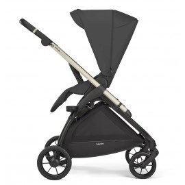 Inglesina Electa Tek El Tek Hamle ile Katlanıp Açılan Çift Yön Travel Sistem Bebek Arabası Upper Black