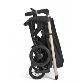 Inglesina Electa Tek El Tek Hamle ile Katlanıp Açılan Çift Yön Travel Sistem Bebek Arabası Upper Black