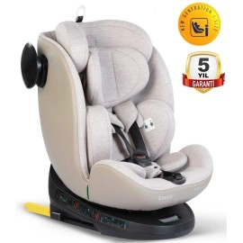 Kraft Lucca i-size 0-36 Kg 360 dönebilen Oto Koltuğu Bej