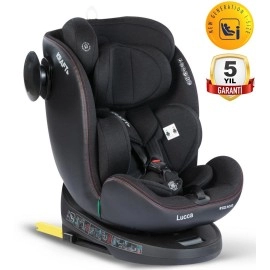 Kraft Lucca i-size 0-36 Kg 360 dönebilen Oto Koltuğu Siyah