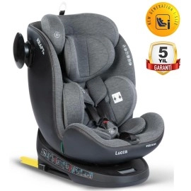 Kraft Lucca i-size Kg 360 dönebilen Oto Koltuğu Gri